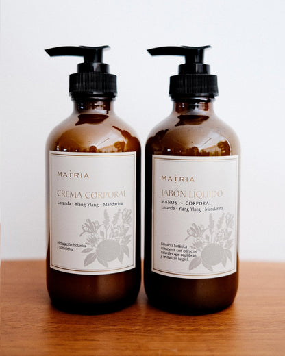 Dúo Corporal Lavanda Ylang Ylang y Mandarina